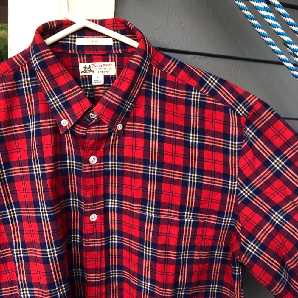 J. Crew plaid button up